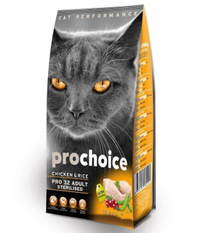 Pro Choice Pro 32 Adult Tavuklu Kısırlaştırılmış 2 kg 2000 gr Kedi Maması kullananlar yorumlar